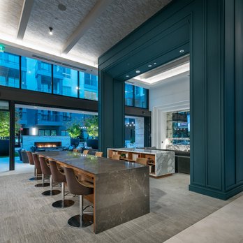 Hanover Hollywood - Social lounge with entertaining kitchen and smart TV - Apartments Near Me - Los Angeles, California Hanover Hollywood - Social lounge with entertaining kitchen and smart TV - Apartments Near Me - Los Angeles, California