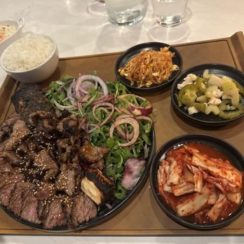 dPlace Steak & Pasta - OG Galbi Korean - comes with Korean side dishes and rice - Steakhouses Near Me - Fullerton, California