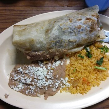 El Tlacoyo - My roast lamb burrito $9.95.  Lamb was bland, only cilantro in it, no sauce. - Mexican Near Me - Tempe, Arizona