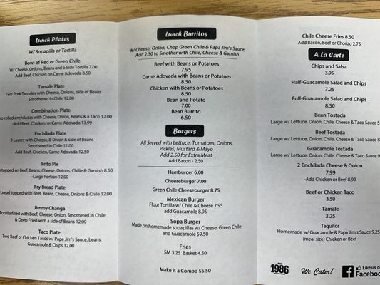 Menu photo 5 Santiago's New Mexican Grill Albuquerque, NM Menu photo 5 Santiago's New Mexican Grill Albuquerque, NM