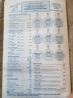 Menu photo 3 The Original Pancake House Salem, OR Menu photo 3 The Original Pancake House Salem, OR