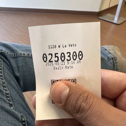 Quest Diagnostics - My parking ticket when I got here. It is 10:40