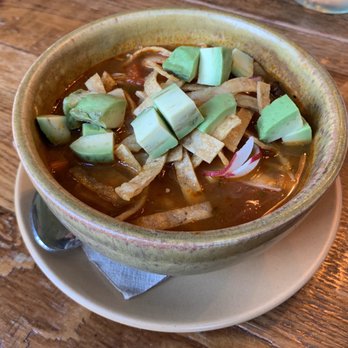 Cocina Hermanas - Sopa de tortilla con pollo *$9 - avocado, radish, tortilla strips - Mexican Near Me - Danville, California Cocina Hermanas - Sopa de tortilla con pollo *$9 - avocado, radish, tortilla strips - Mexican Near Me - Danville, California