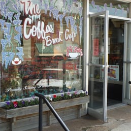 the entrance to the coffee shop the entrance to the coffee shop