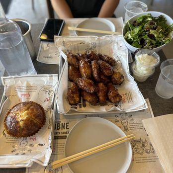 Goobne Chicken Fullerton - Large Soy Garlic and Baguette Bowl - Korean Near Me - Fullerton, California Goobne Chicken Fullerton - Large Soy Garlic and Baguette Bowl - Korean Near Me - Fullerton, California
