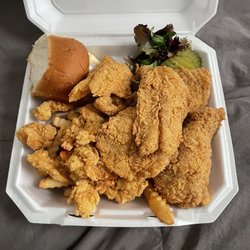 Fish Town - Red snapper and shrimp