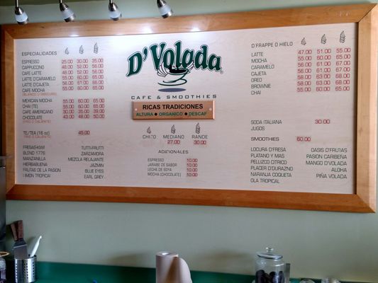 Menu photo 2 D' Volada Rosarito, BCN