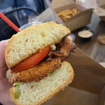 Lunchboxxx - Bran Flakes chicken sandwich - Food Trucks Near Me Lunchboxxx - Bran Flakes chicken sandwich - Food Trucks Near Me