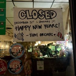 Thai Orchids Restaurant - Closed for New Year's Eve and New Year's Day