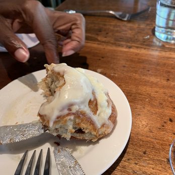 Beatrix - Honey Butter Cinnamon Roll about 1/5 of a wonderful amazing sugary treat - New American Near Me - Chicago, Illinois Beatrix - Honey Butter Cinnamon Roll about 1/5 of a wonderful amazing sugary treat - New American Near Me - Chicago, Illinois