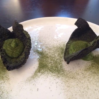 Bak Restaurant - Squid ink cracker with tarragon pate - Restaurants Near Me - Amsterdam, New Hampshire