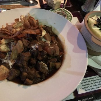 Celtic Nights - Beef entree. Meh. - Music Venues Near Me - Dublin, D