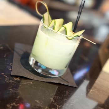 Tavern In The Bluffs - Cucumber Gimlet. A tad too much simple syrup. - Sports Bars Near Me - Belleair Bluffs, Florida Tavern In The Bluffs - Cucumber Gimlet. A tad too much simple syrup. - Sports Bars Near Me - Belleair Bluffs, Florida