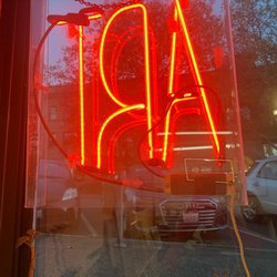 Meloy Gallery - Meloy Gallery window, from inside.