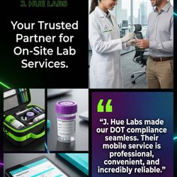 J Hue Labs - On-site drug & alcohol testing available
