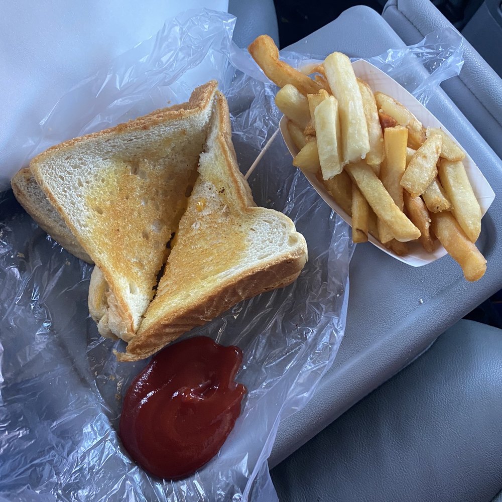 Doumar's Cones & Barbecue - Grilled Cheese Sandwich and French Fries - Barbeque Near Me - Norfolk, Virginia
