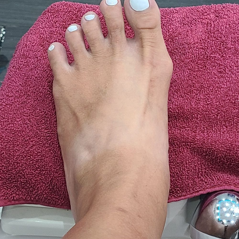 Sapphire Nails & Spa - Sorry for my foot. - Nail Salons Near Me - Las Vegas, Nevada