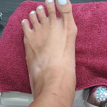 Sapphire Nails & Spa - Sorry for my foot. - Nail Salons Near Me - Las Vegas, Nevada