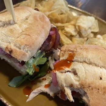 Urban Plates - Cage Free Chicken Club Sandwich - New American Near Me - Brea, California Urban Plates - Cage Free Chicken Club Sandwich - New American Near Me - Brea, California