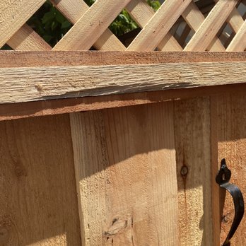 Ergeon - Damaged wood used on the front facing side of the gate. - Fences & Gates Near Me - Oakland, California
