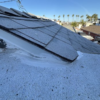 Terrazas Roofing - Poorly applied mastic - Roofing Near Me - Costa Mesa, California Terrazas Roofing - Poorly applied mastic - Roofing Near Me - Costa Mesa, California