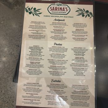Sarina's Italian Restaurant - Menu - Italian Near Me - Salem, Oregon Sarina's Italian Restaurant - Menu - Italian Near Me - Salem, Oregon
