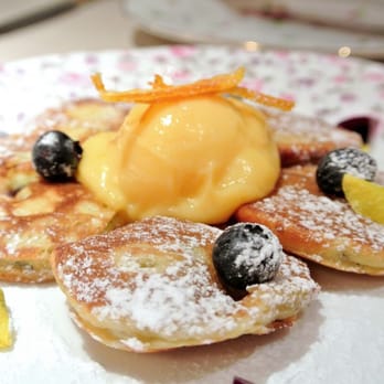 Maison ES - Blueberry Pancakes with Orange & Lemon Curd - French Near Me - Hong Kong, HK