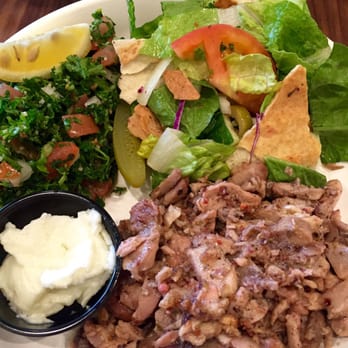 Markook Authentic Mediterranean Eats - Chicken Shawarma Platter - Mediterranean Near Me - Washington, Pennsylvania