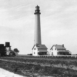 Welcome Center - Cape May Lighthouse ca 1914 - Vintage Post Card - Cape May NJ