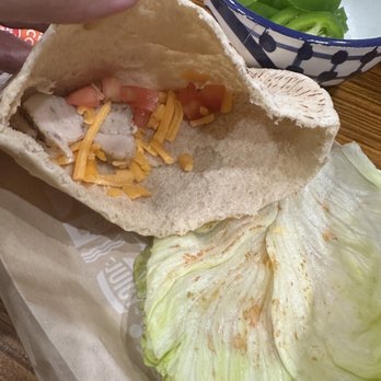 Jack in the Box - Fajita pita with two pieces of chicken! - Fast Food Near Me - Napa, California