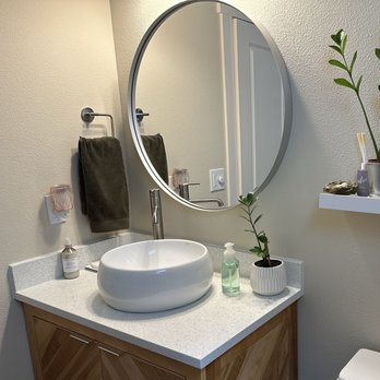 MT Hood Stone - New counter lookin' good! - Countertop Installation Near Me - Aloha, Oregon MT Hood Stone - New counter lookin' good! - Countertop Installation Near Me - Aloha, Oregon