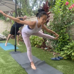 Jessica Farrelli - Standing balance pose private yoga session