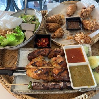 Nok’s Kitchen - Chicken wings, Pork sausage , Rib eye combo - Laotian Near Me - Westminster, California