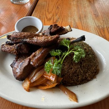 Mansa Kunda Restaurant - Everything was delicious but watch out for the stuff in the little cup! It's liquid fire. - African Near Me - Takoma Park, Maryland