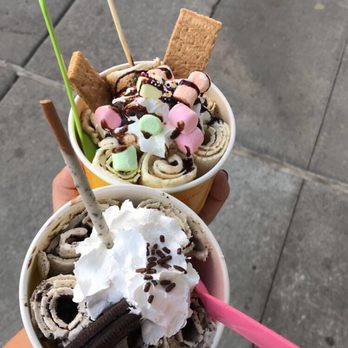 Freezing Thai Rolled Ice Cream - Ice Cream & Frozen Yogurt Near Me - Omaha, Nebraska Freezing Thai Rolled Ice Cream - Ice Cream & Frozen Yogurt Near Me - Omaha, Nebraska