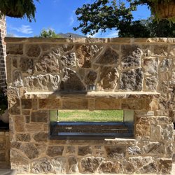 On Top Service - Completely built this outside gas fireplace