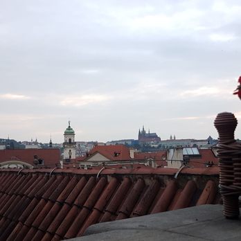 Terasa U Prince - From our table, view of Prague castle - Czech Near Me - Prague, Puerto Rico Terasa U Prince - From our table, view of Prague castle - Czech Near Me - Prague, Puerto Rico