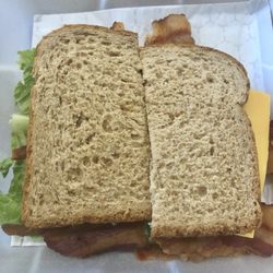 La Verna Cafe - A dang sandwich, with bacon in it, innit?