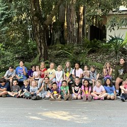 Blossoming Minds Preschool - Each Spring we do a family camping trip at Mt. Madonna County Park. These are all current and past Preschoolers from Blossoming Minds.