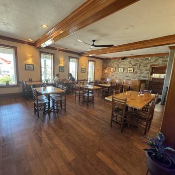 Mulligan's Grille in Historic Cottage Row - Dining to the left of entrance - Seafood Near Me - Nags Head, North Carolina