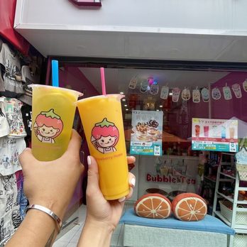 Strawberry Home - Passion fruit lemonade and mango milk tea - Desserts Near Me - New York, New York Strawberry Home - Passion fruit lemonade and mango milk tea - Desserts Near Me - New York, New York