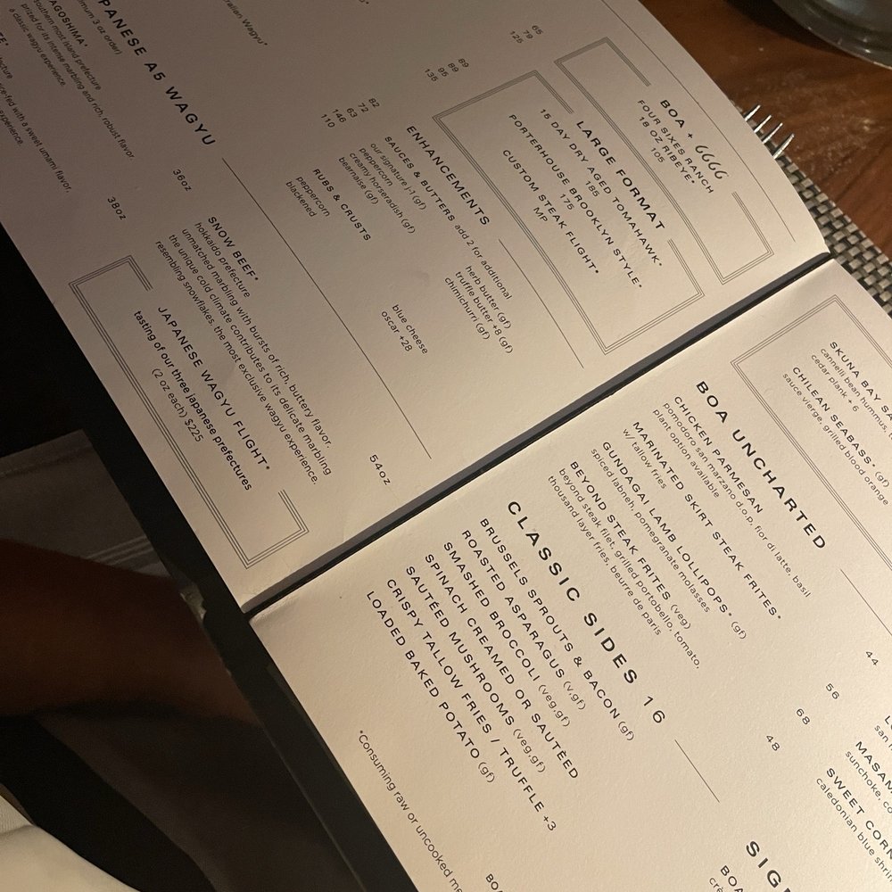 Menu Menu