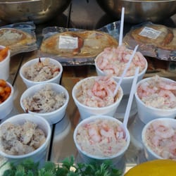 Brighton Shellfish & Oyster Bar - A small selection of what's in the counter.