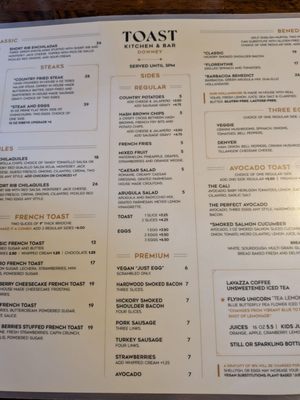Menu photo 3 Toast Downey Downey, CA Menu photo 3 Toast Downey Downey, CA