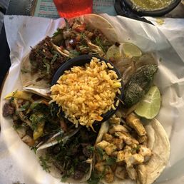 5 taco platter