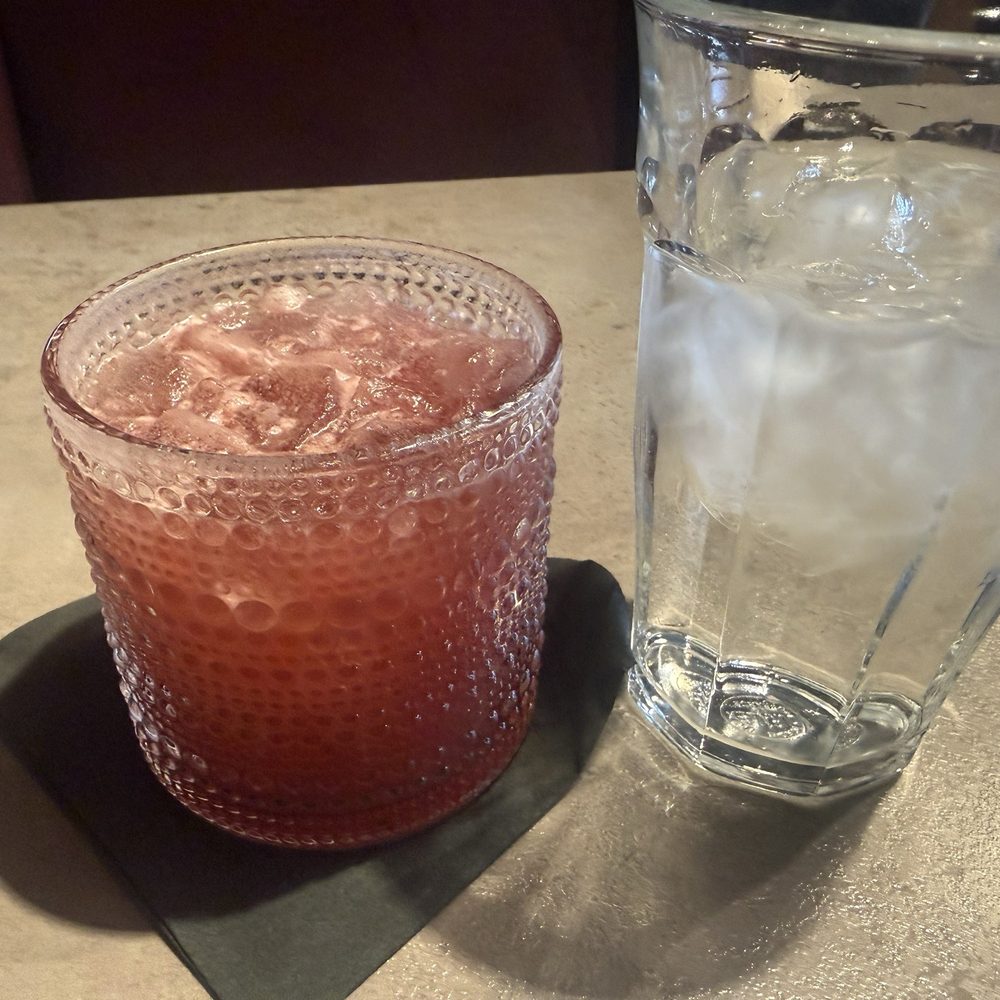 Non alcoholic drink. Not too sweet with lots of very interesting layers and flavors to it. Non alcoholic drink. Not too sweet with lots of very interesting layers and flavors to it.