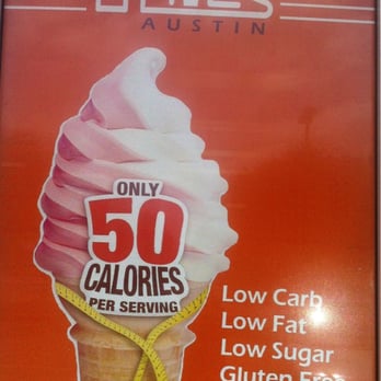 D'Lites - Okay, from the outside, this looks like a poster, but it's actually a sunshade. Everyone inside is watching you read it. - Ice Cream & Frozen Yogurt Near Me - Austin, Texas