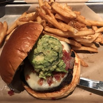 BJ's Restaurant & Brewhouse - Bacon guacamole burger - New American Near Me - Tuttle, Ohio BJ's Restaurant & Brewhouse - Bacon guacamole burger - New American Near Me - Tuttle, Ohio