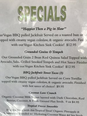 Menu photo 8 Grounded For Life Cafe Clinton, NJ