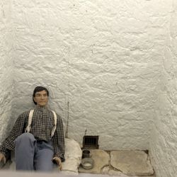 Fort Hays State Historic Site - Jailed soldier